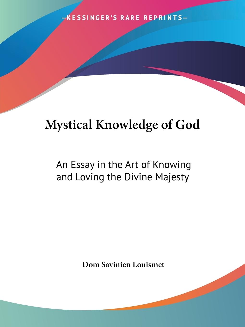 Vorderes Coverbild Mystical Knowledge of God