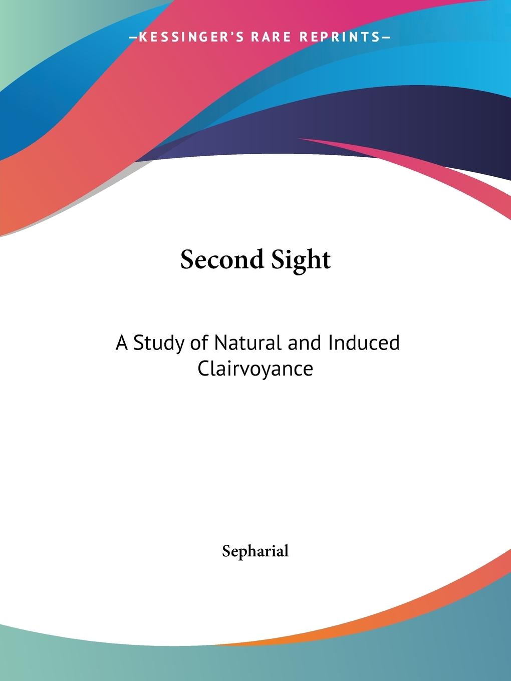 Vorderes Coverbild Second Sight