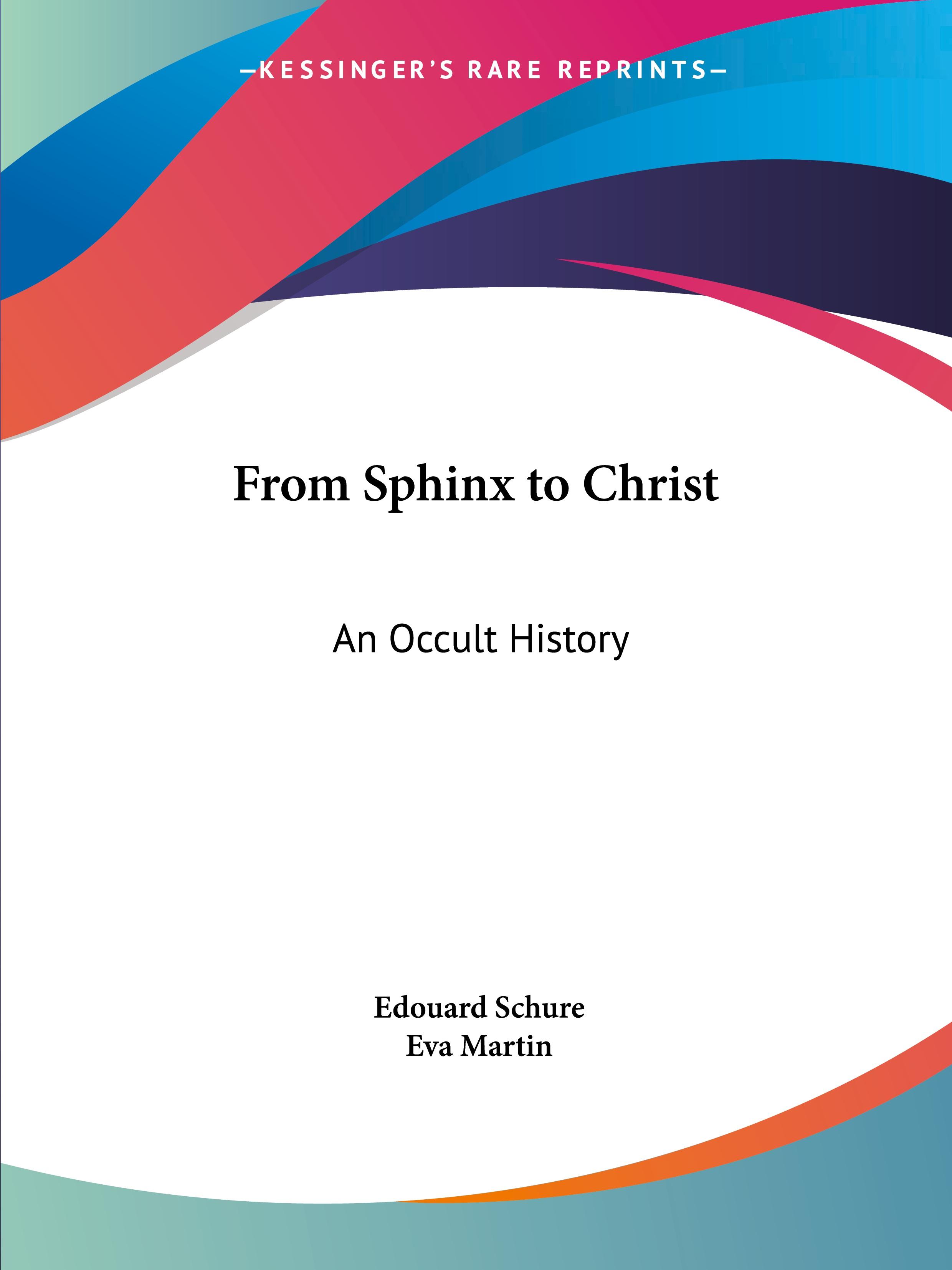 Vorderes Coverbild From Sphinx to Christ