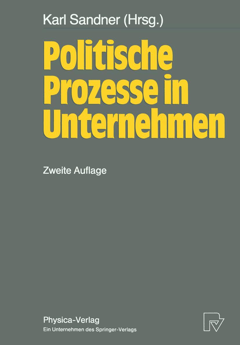 Vorderes Coverbild Politische Prozesse in Unternehmen