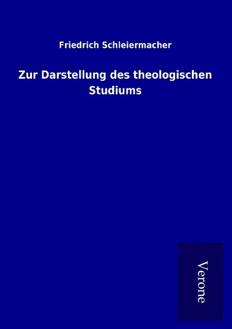 Vorderes Coverbild Zur Darstellung des theologischen Studiums