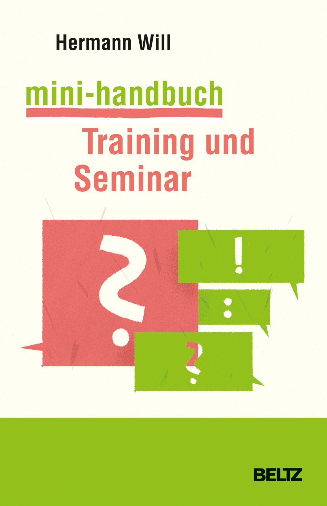 Vorderes Coverbild Mini-Handbuch Training und Seminar