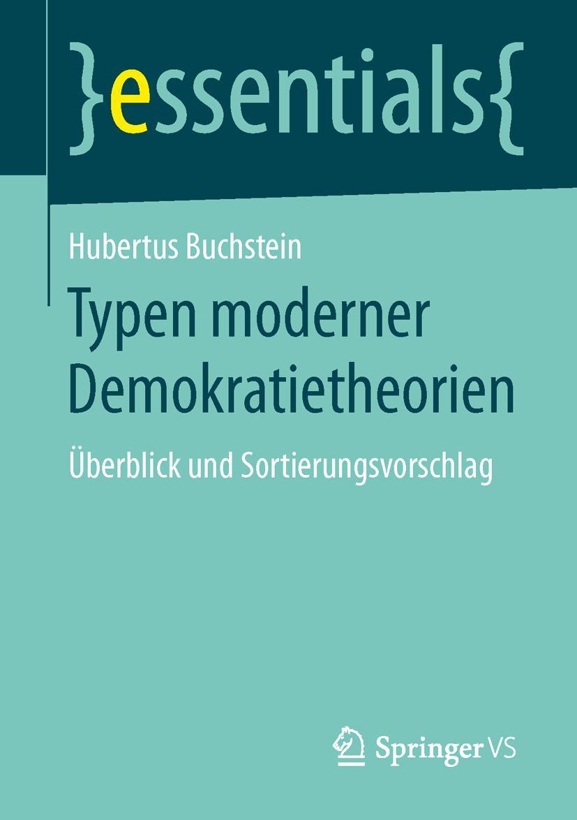 Vorderes Coverbild Typen moderner Demokratietheorien