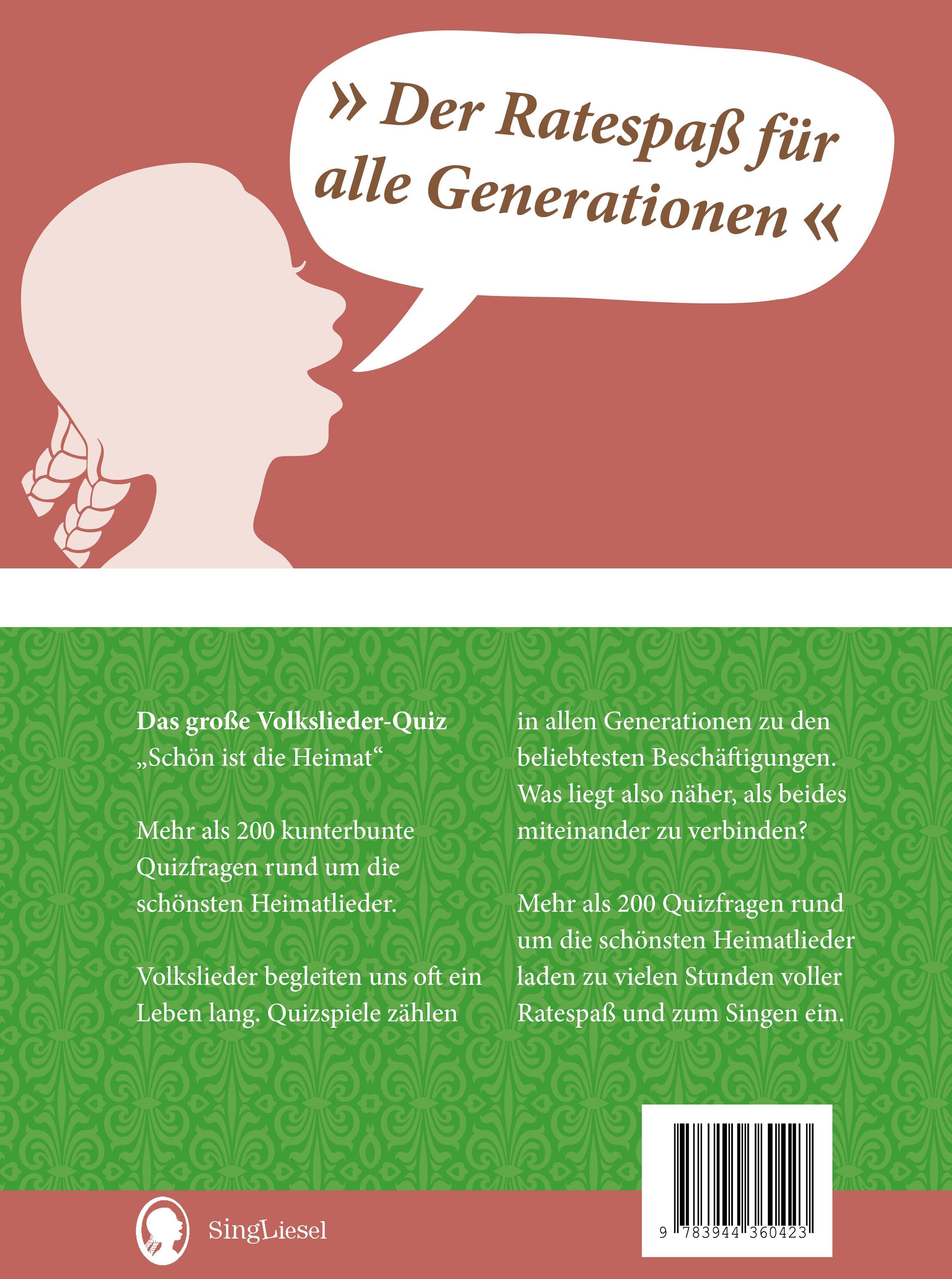 Beispielinhalt (Bild) Schön ist die Heimat ... Raten und Singen
