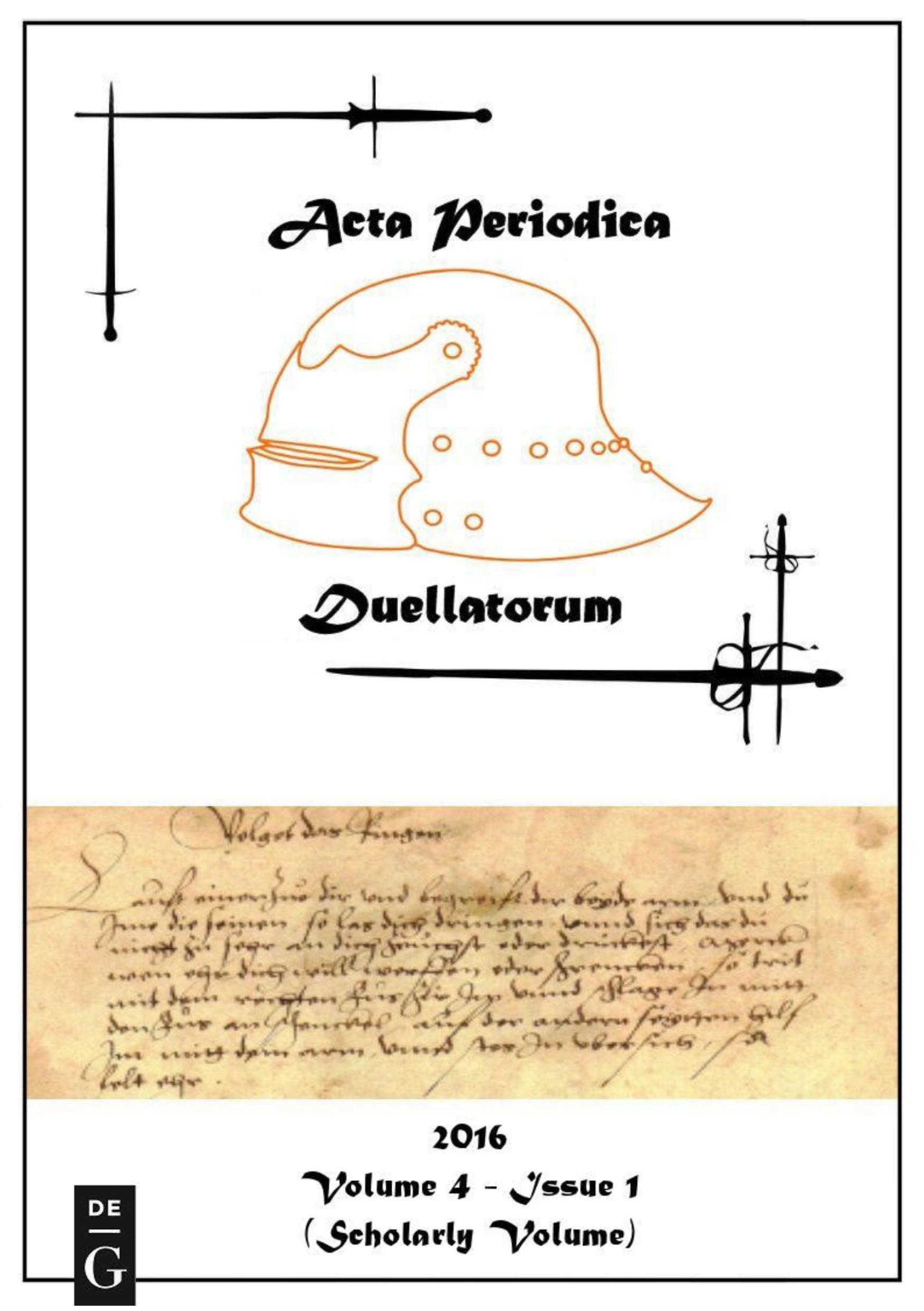 Vorderes Coverbild Acta Periodica Duellatorum