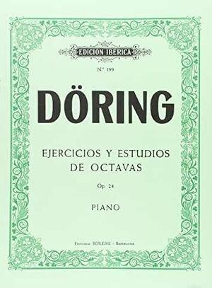 Vorderes Coverbild Ejercicios y estudios de octavas, op. 24 : para piano