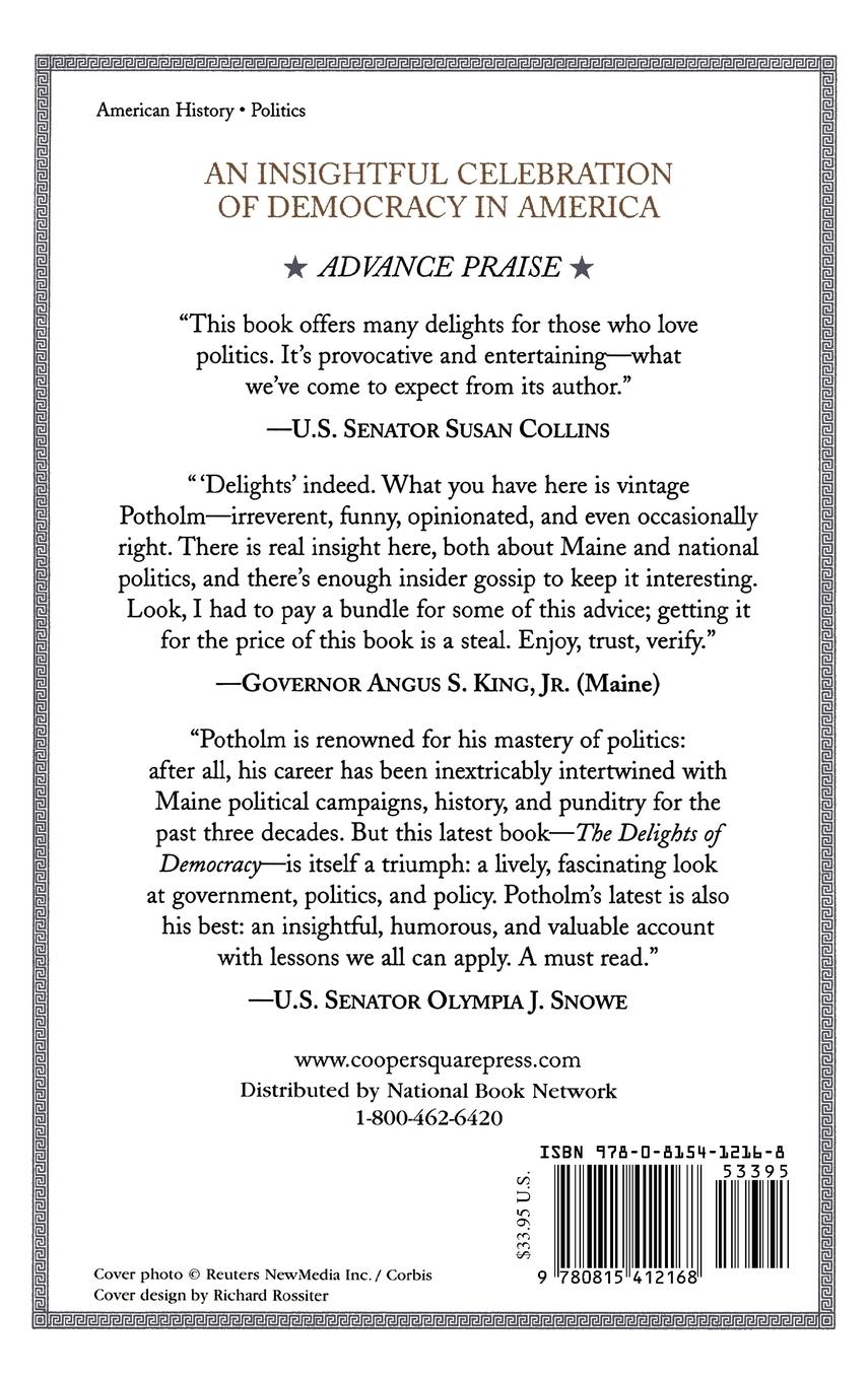 Rückseitencover The Delights Of Democracy