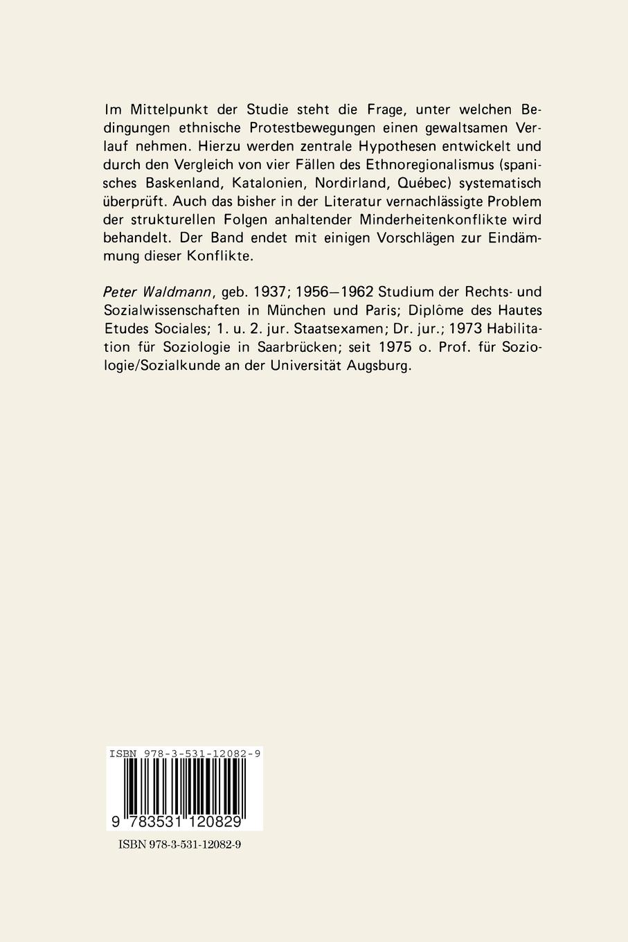 Rückseitencover Ethnischer Radikalismus