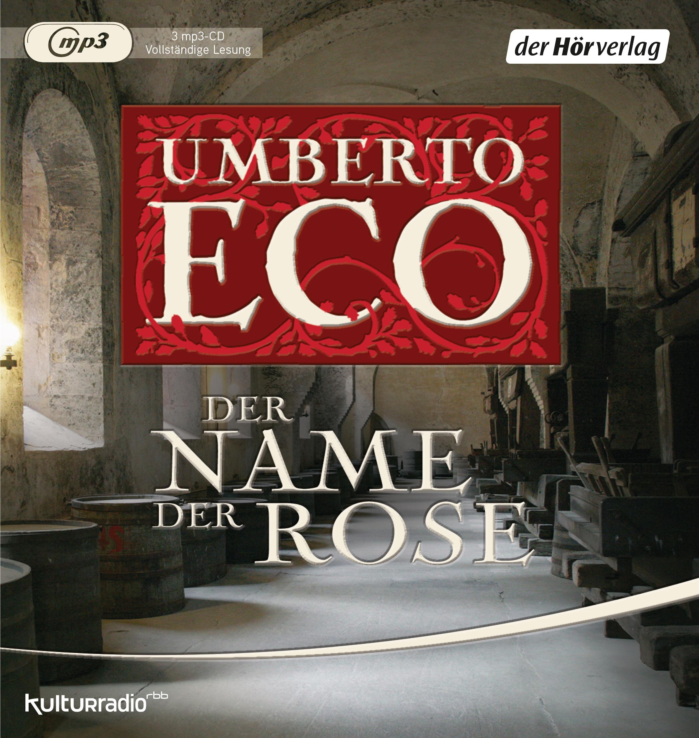 Vorderes Coverbild Der Name der Rose