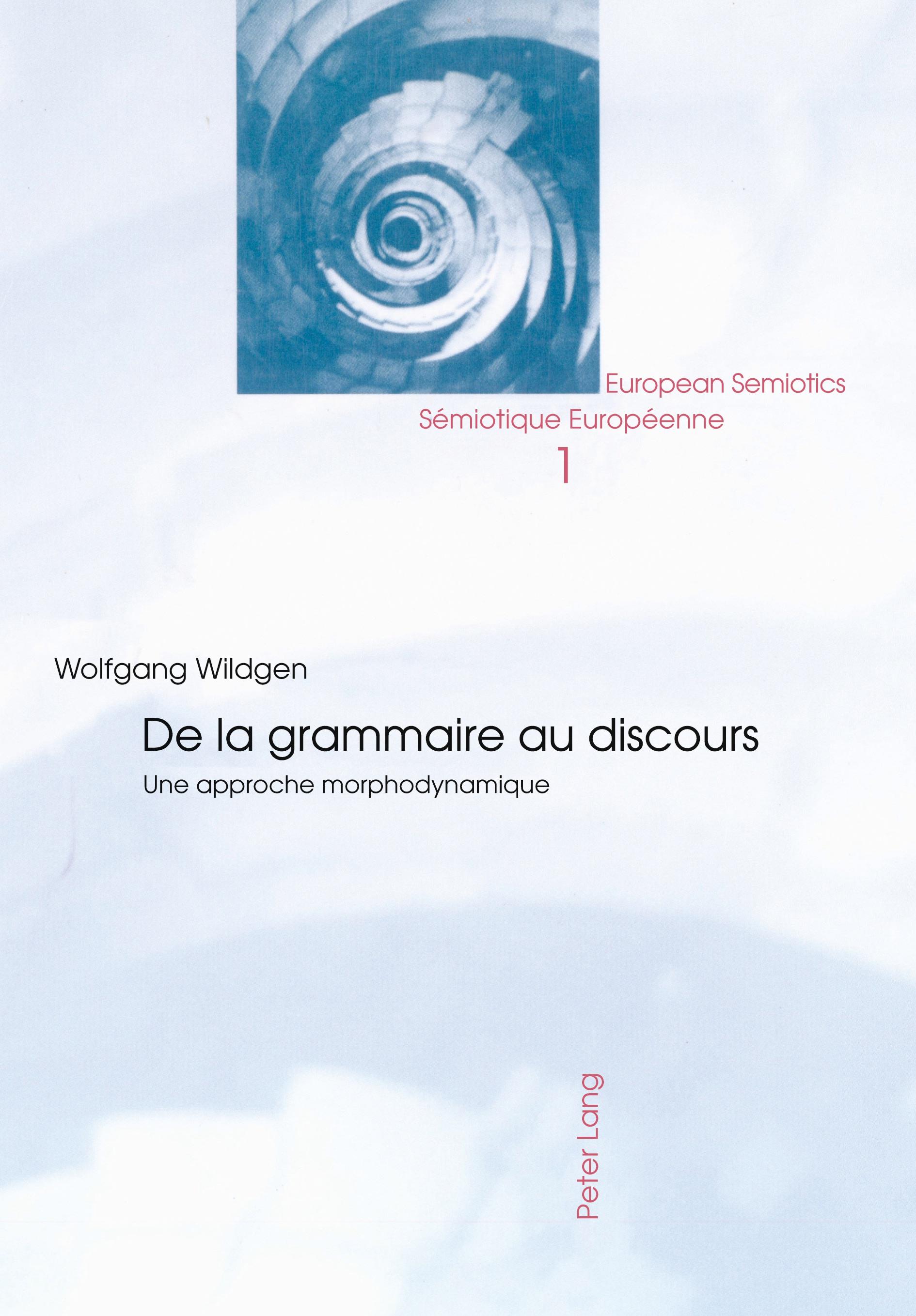 Vorderes Coverbild De la grammaire au discours