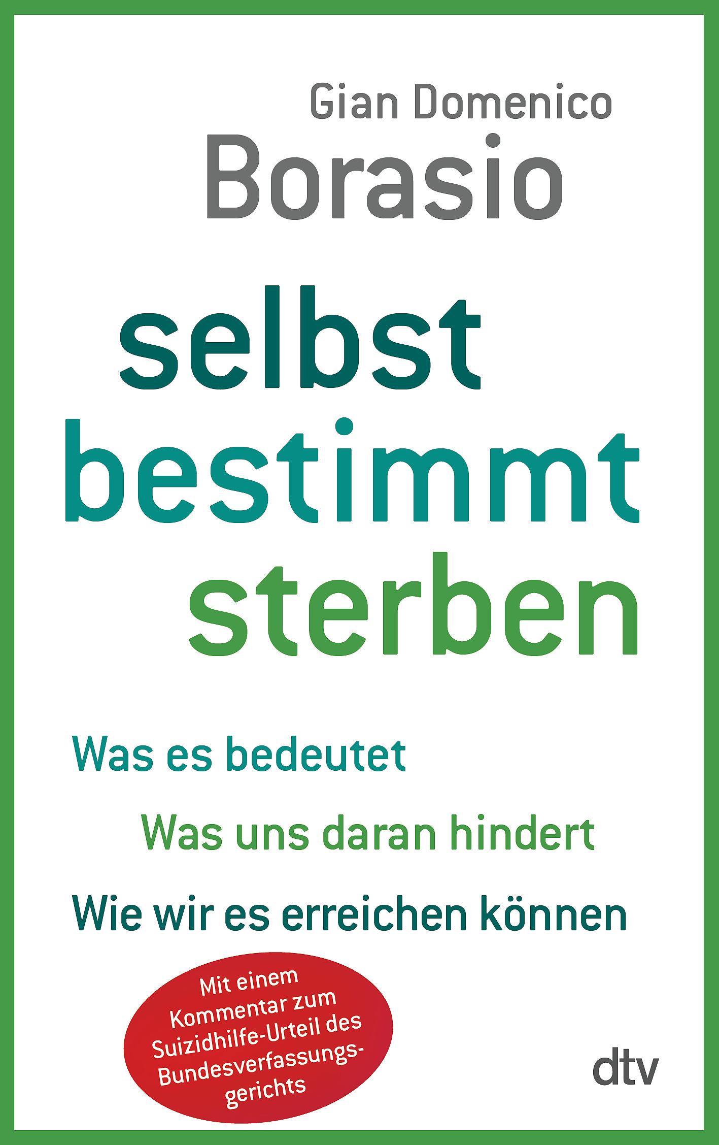 Vorderes Coverbild Selbst bestimmt sterben