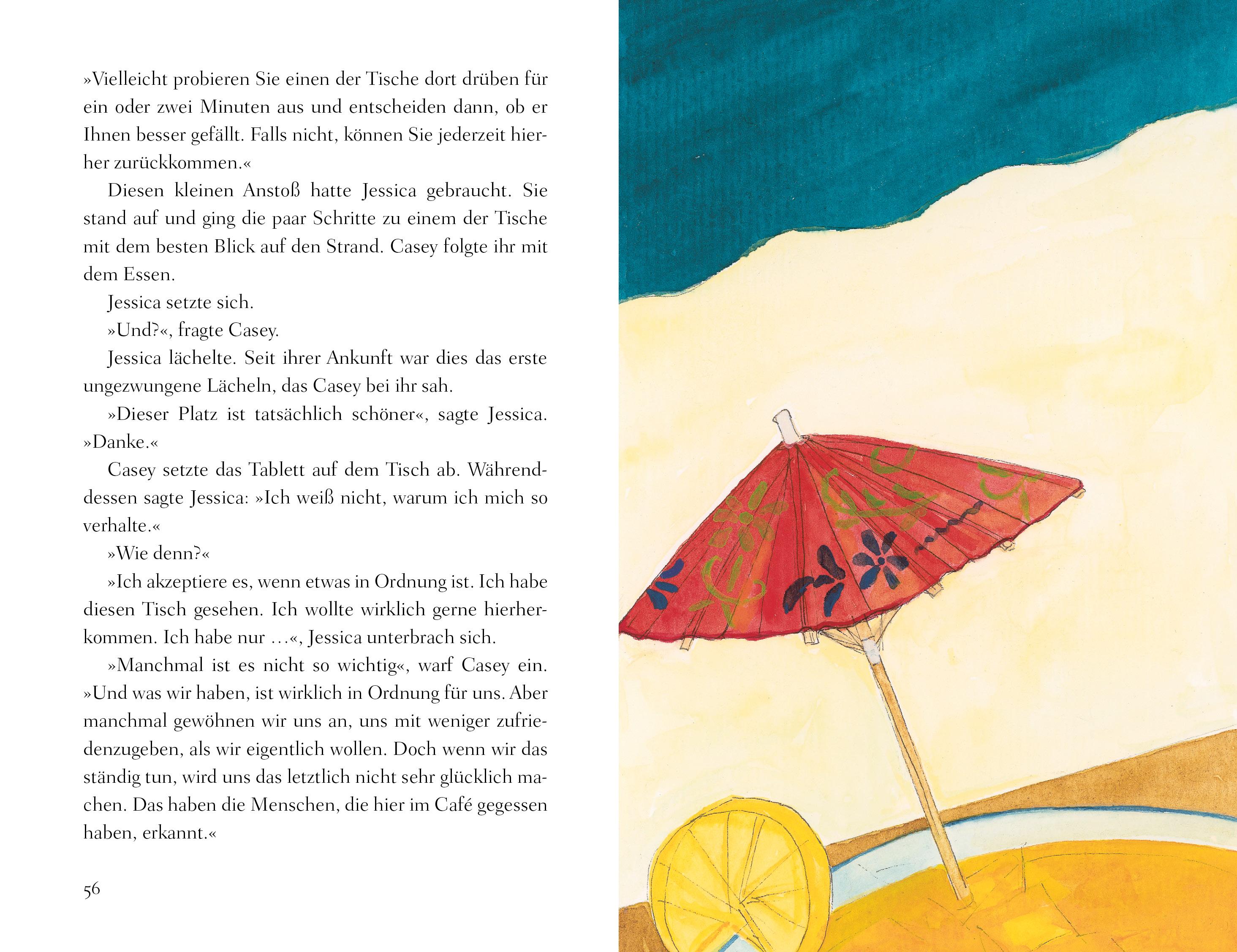 Beispielinhalt (Bild) Wiedersehen im Café am Rande der Welt