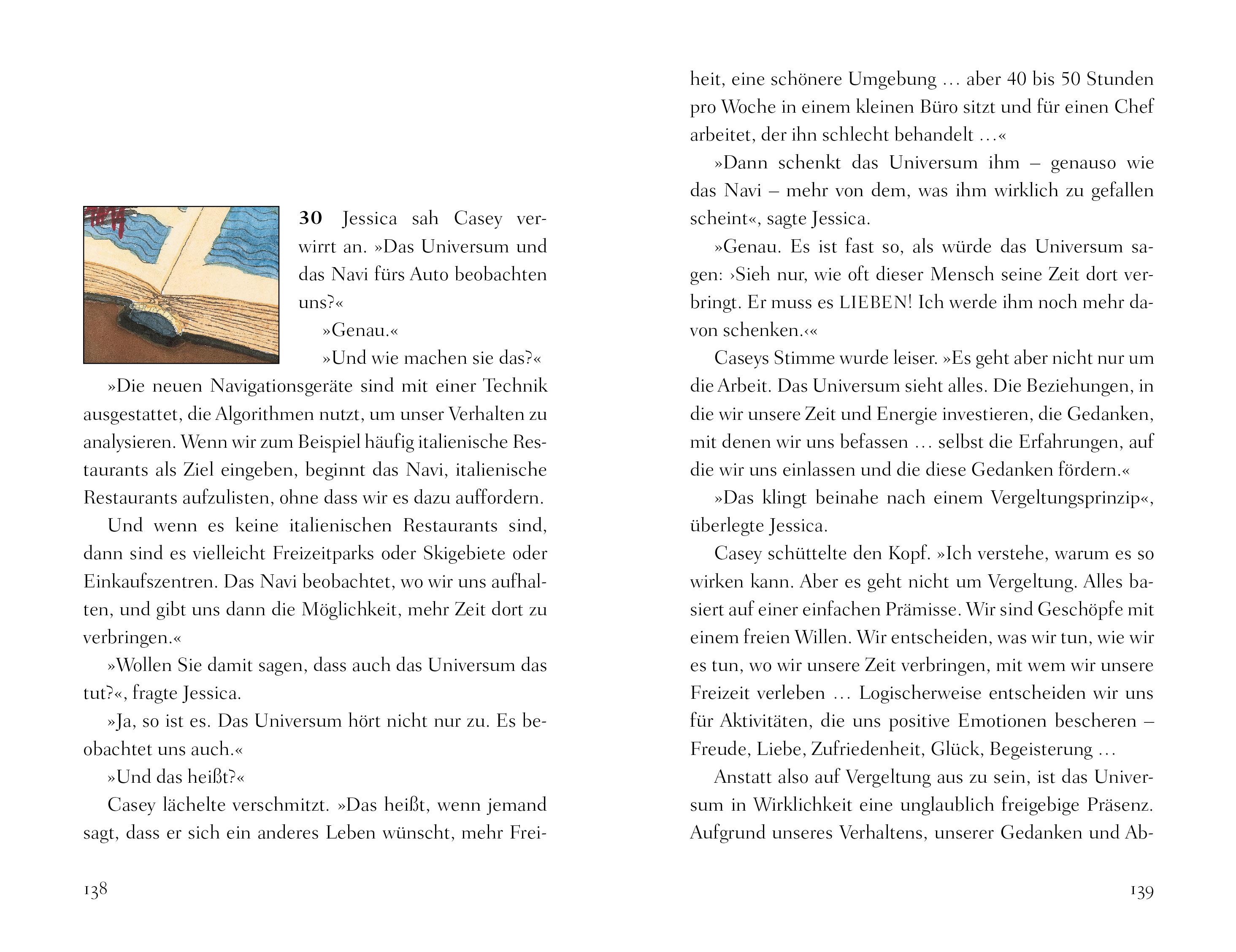 Beispielinhalt (Bild) Wiedersehen im Café am Rande der Welt