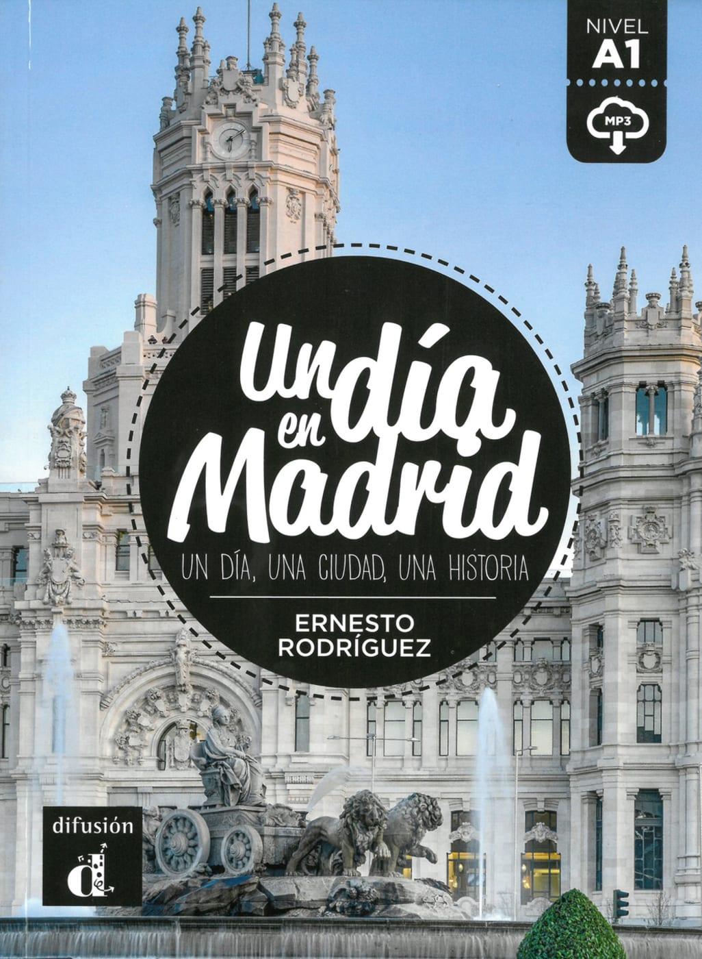Vorderes Coverbild Un día en Madrid. Buch + Audio online