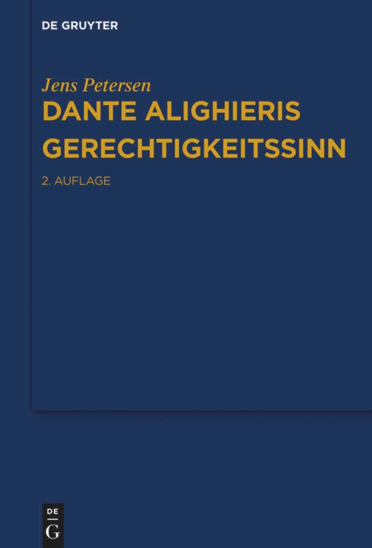 Vorderes Coverbild Dante Alighieris Gerechtigkeitssinn