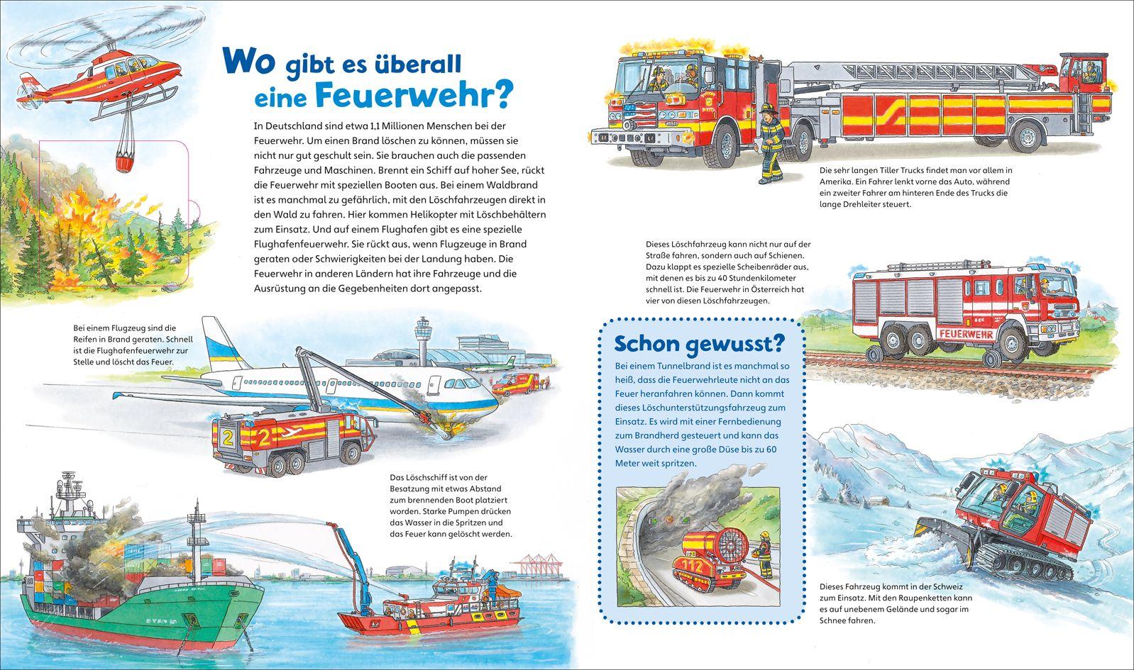 Beispielinhalt (Bild) WAS IST WAS Junior Band 4. Feuerwehr