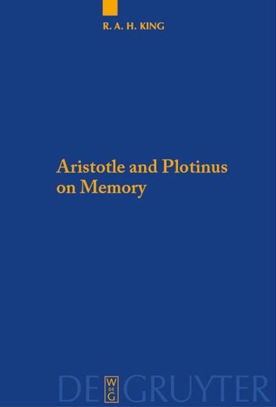 Vorderes Coverbild Aristotle and Plotinus on Memory