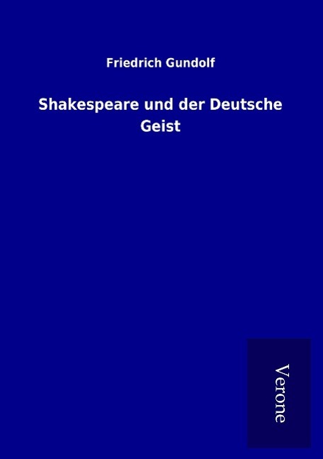 Vorderes Coverbild Shakespeare und der Deutsche Geist