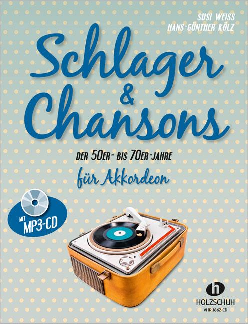 Vorderes Coverbild Schlager & Chansons der 50er- bis 70er- Jahre. Mit MP3-CD