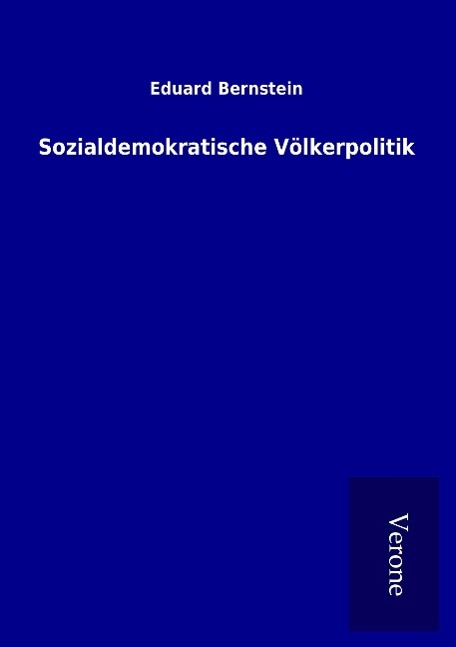 Vorderes Coverbild Sozialdemokratische Völkerpolitik