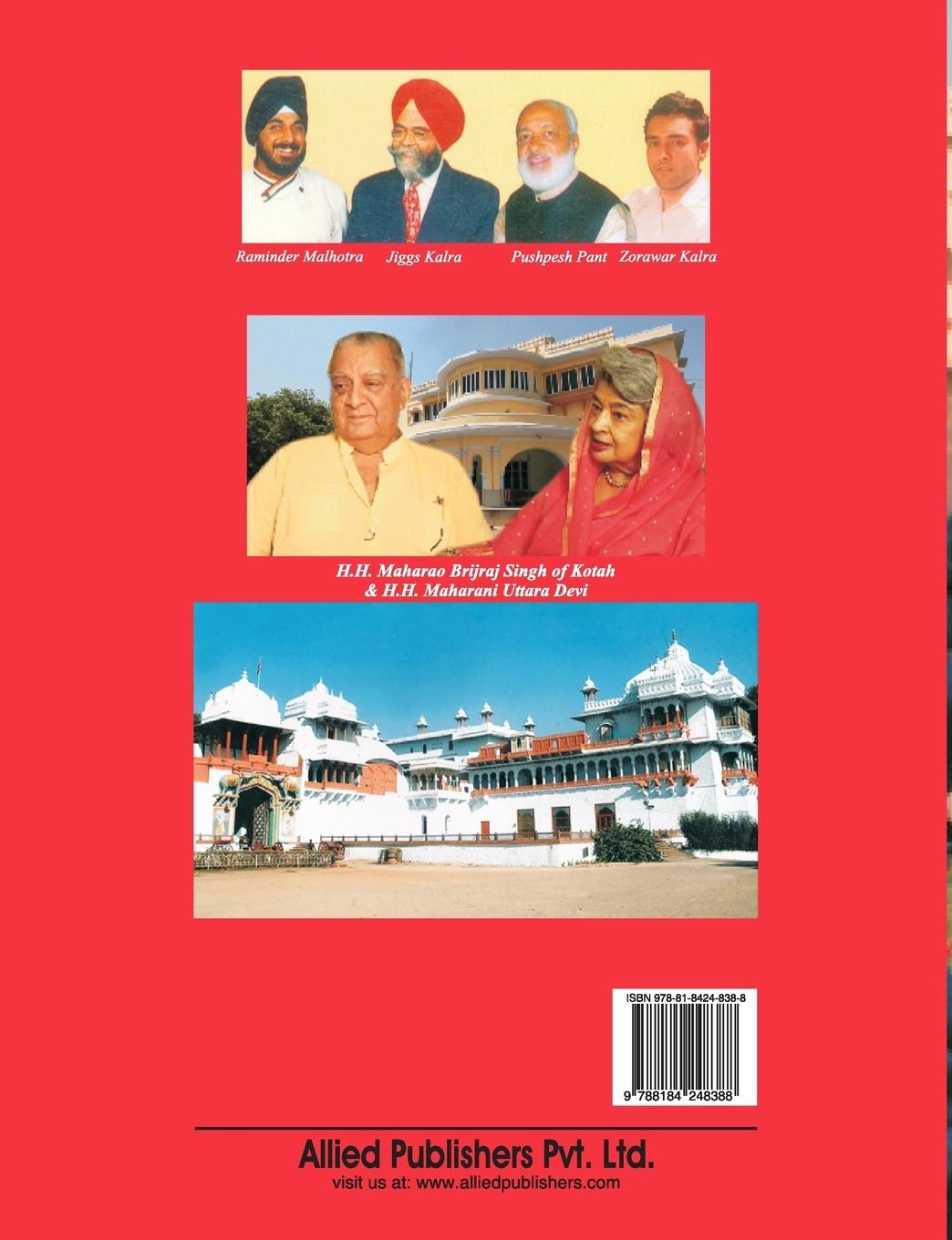 Rückseitencover Classic Cooking of Rajasthan (Cuisine of Kotah)