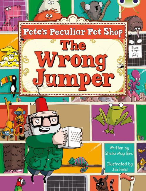 Vorderes Coverbild Bug Club Guided Fiction Year Two Purple A Pete's Peculiar Pet Shop: The Wrong Jumper