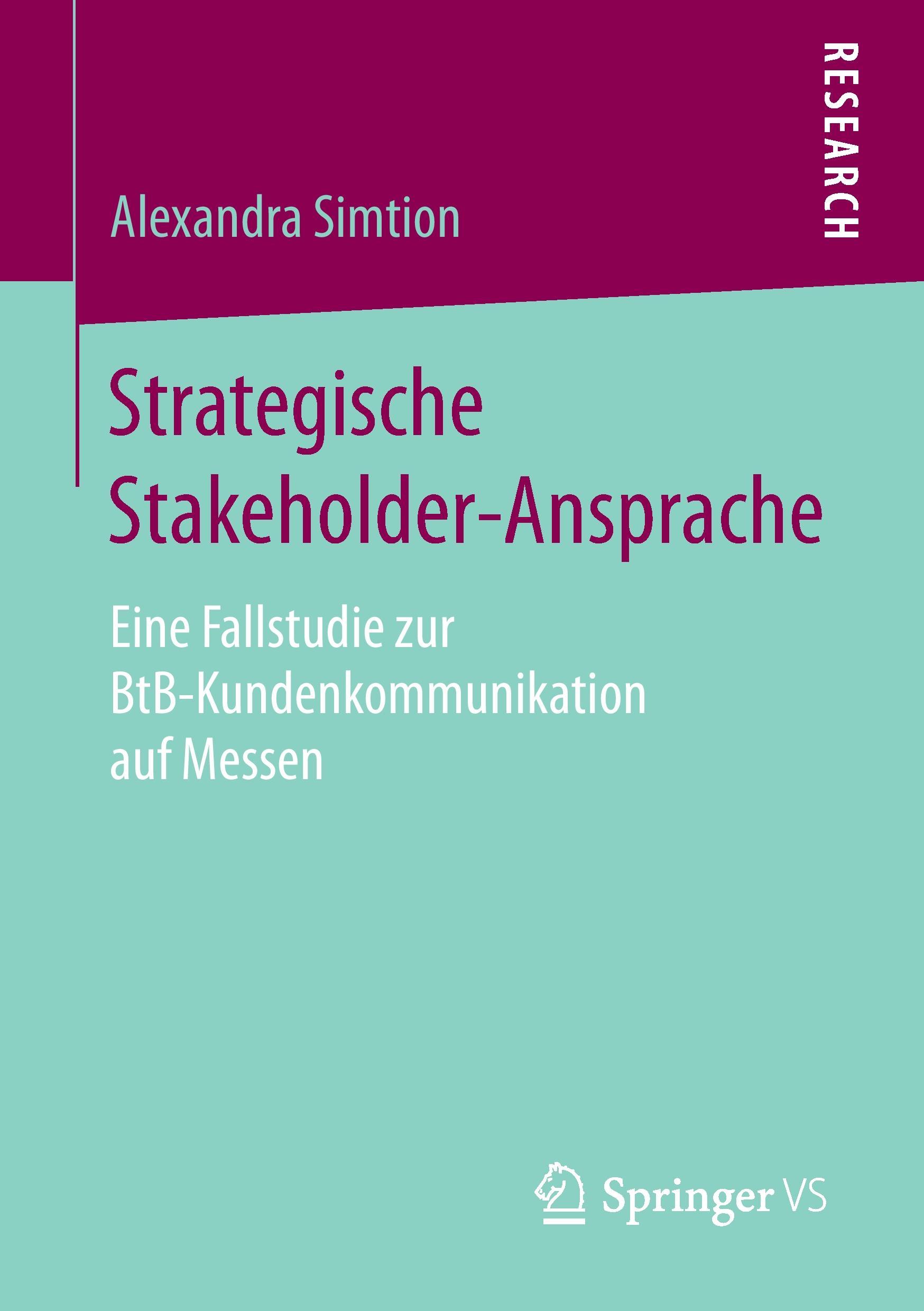 Vorderes Coverbild Strategische Stakeholder-Ansprache