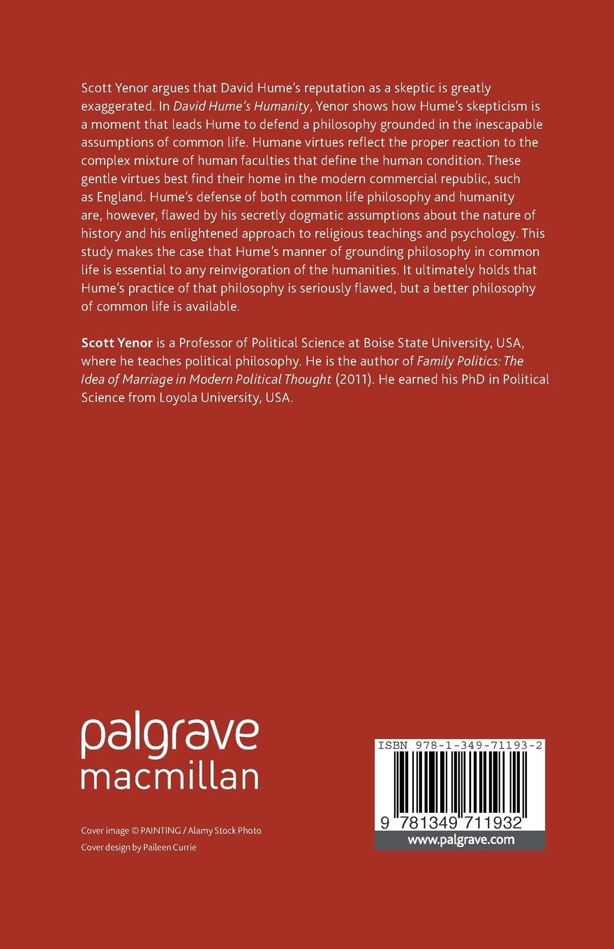 Rückseitencover David Hume's Humanity