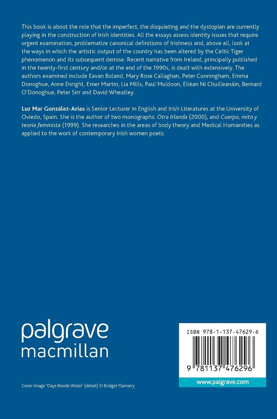 Rückseitencover National Identities and Imperfections in Contemporary Irish Literature
