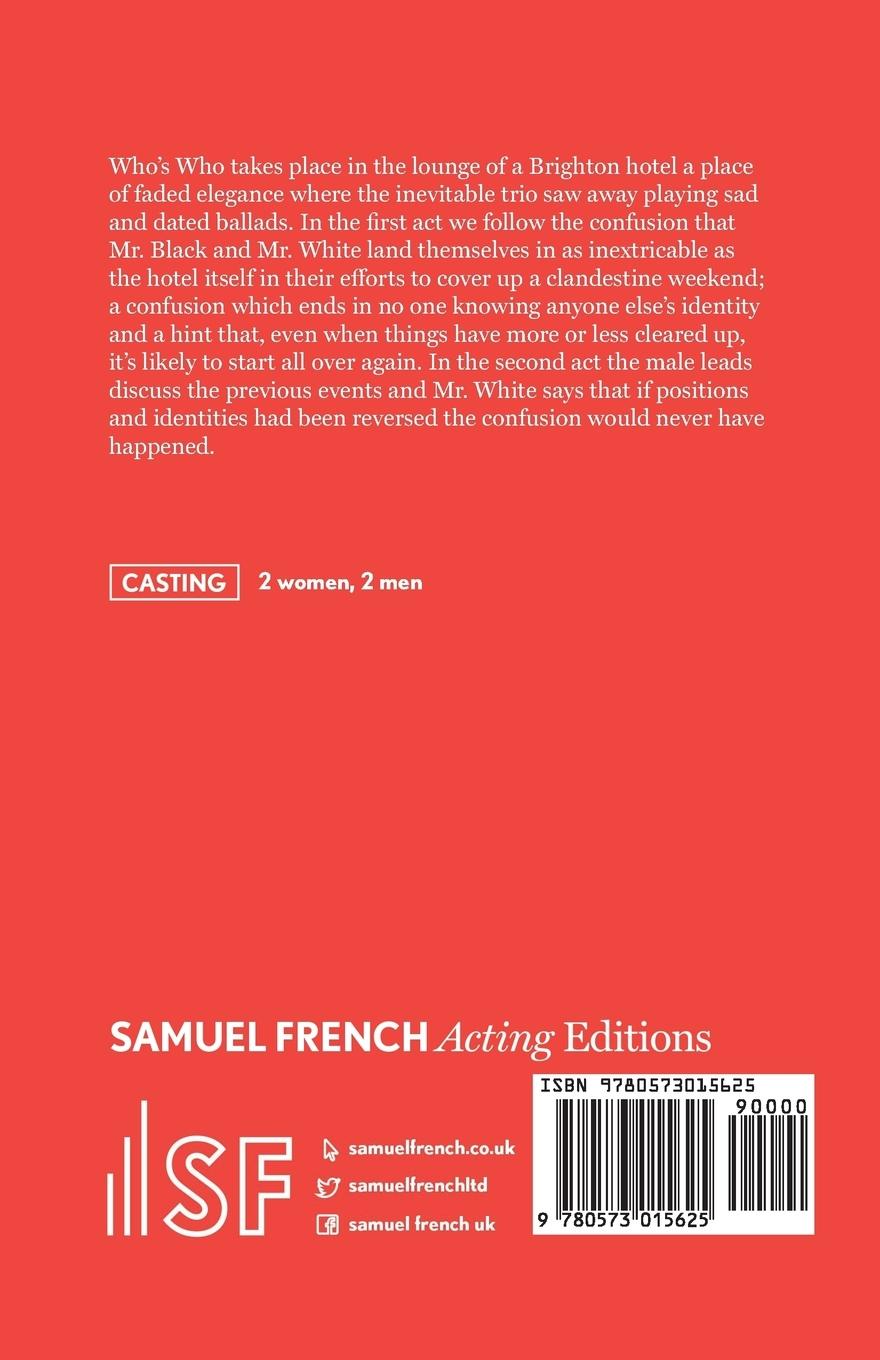 Rückseitencover Who's Who?