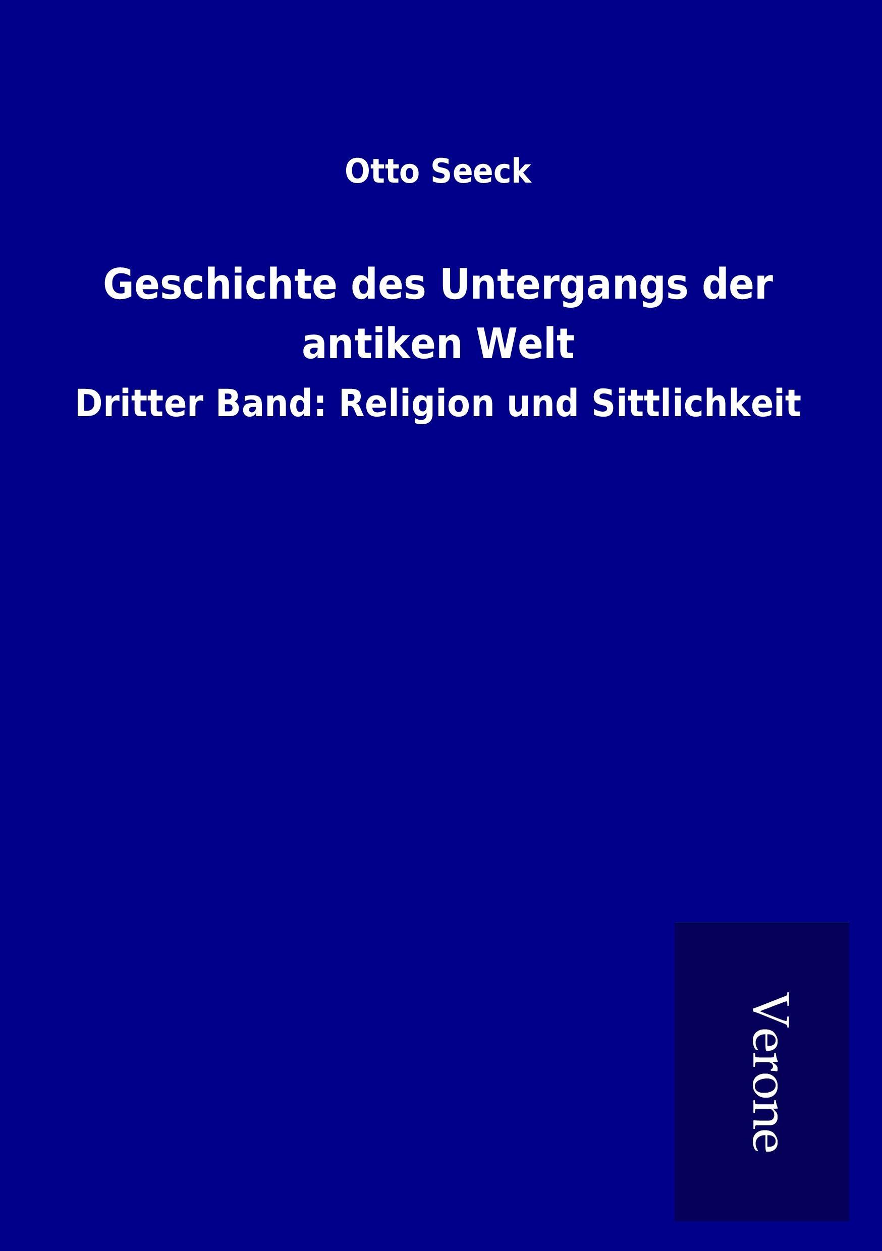Vorderes Coverbild Geschichte des Untergangs der antiken Welt