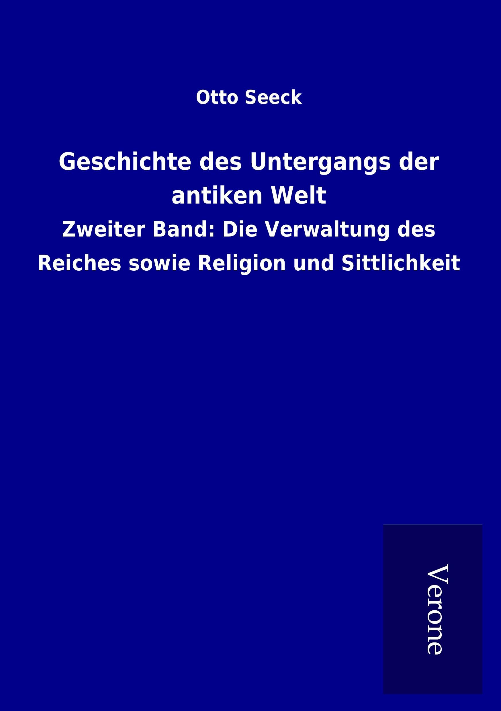 Vorderes Coverbild Geschichte des Untergangs der antiken Welt