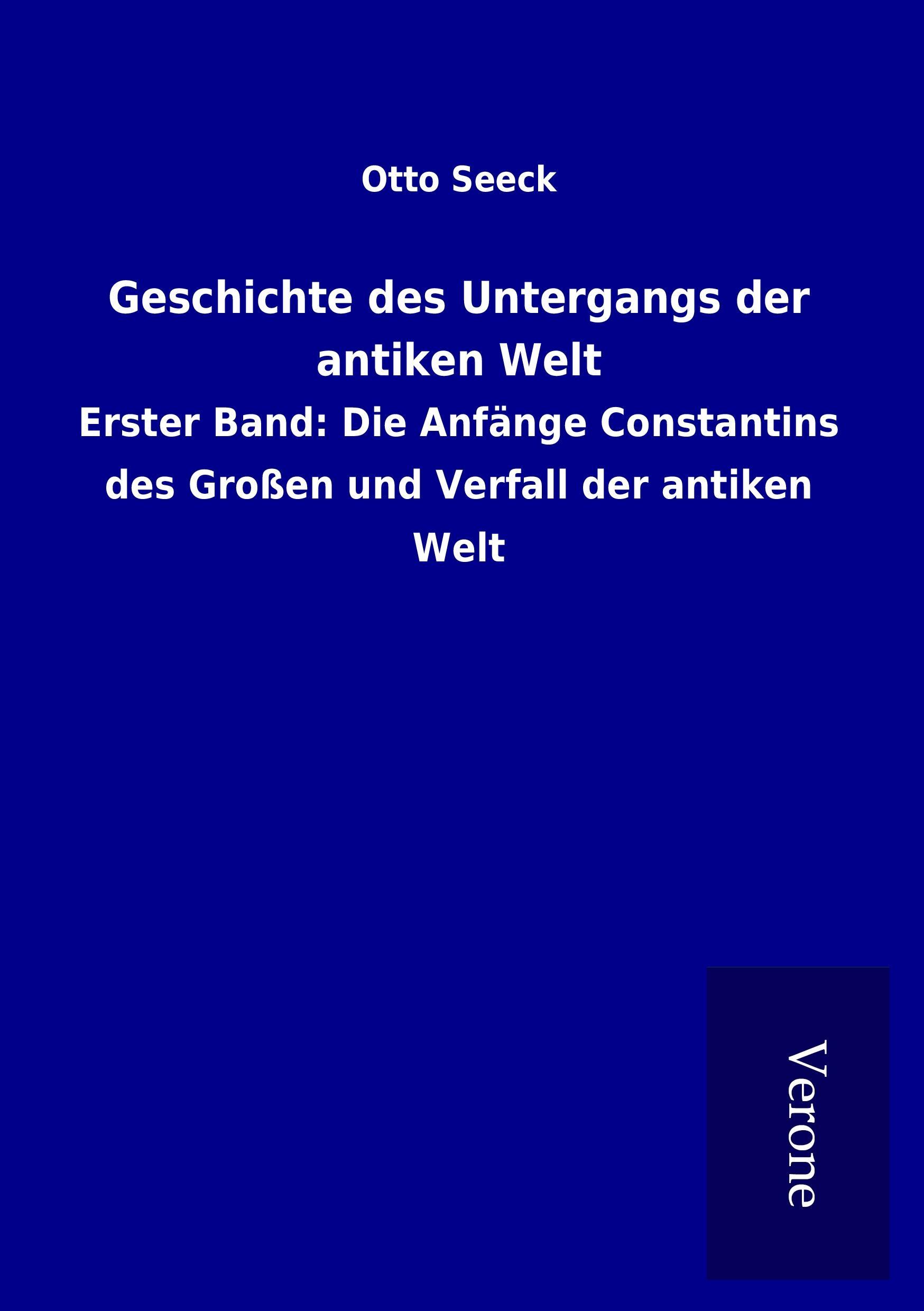 Vorderes Coverbild Geschichte des Untergangs der antiken Welt