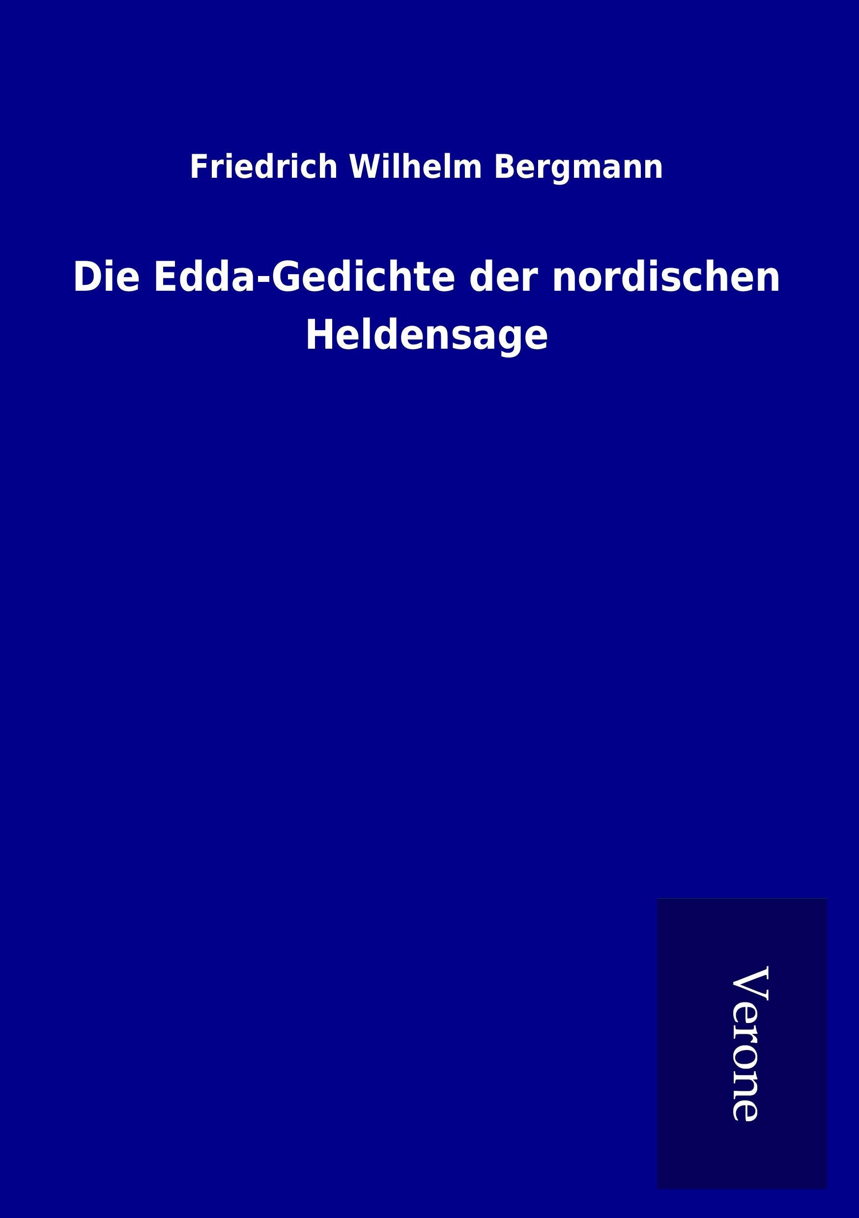 Vorderes Coverbild Die Edda-Gedichte der nordischen Heldensage