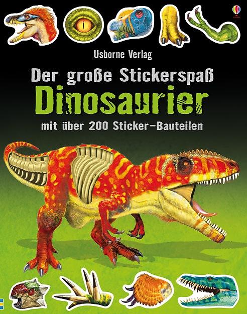 Vorderes Coverbild Der große Stickerspaß: Dinosaurier
