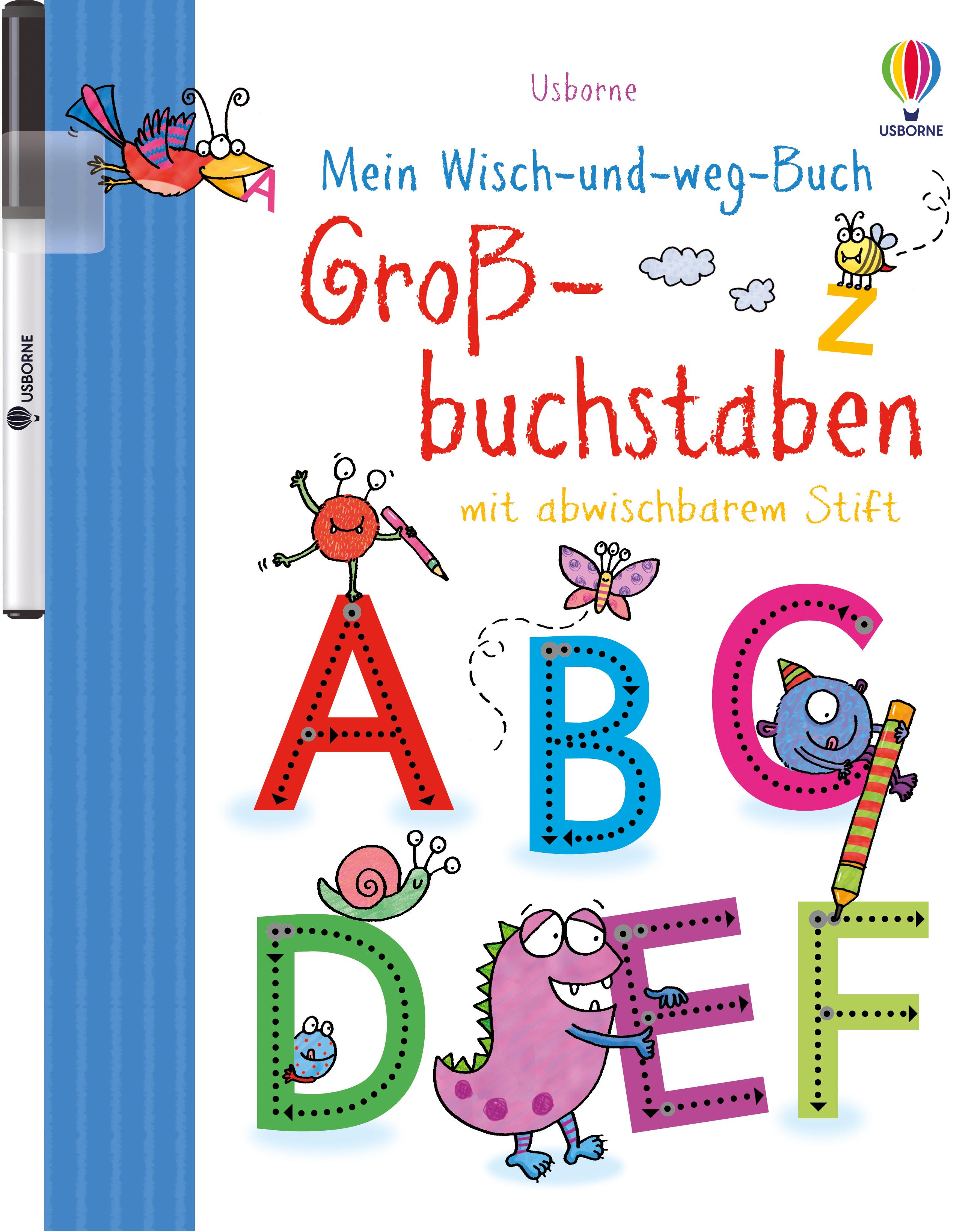 Vorderes Coverbild Mein Wisch-und-weg-Buch: Großbuchstaben