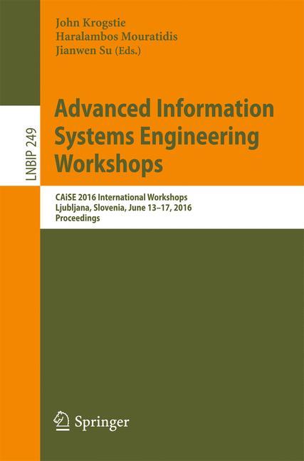 Vorderes Coverbild Advanced Information Systems Engineering Workshops