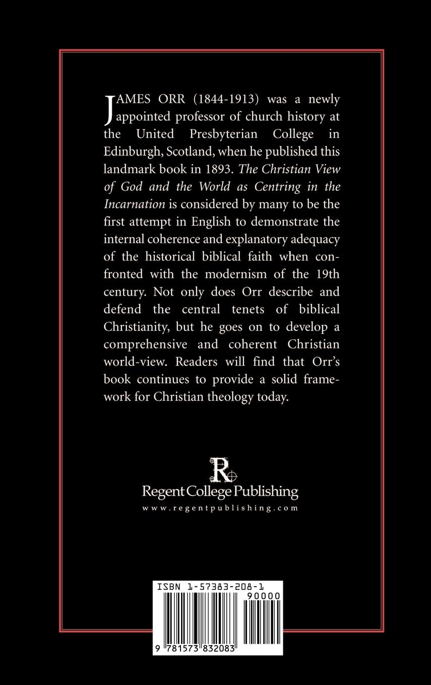 Rückseitencover The Christian View of God and the World