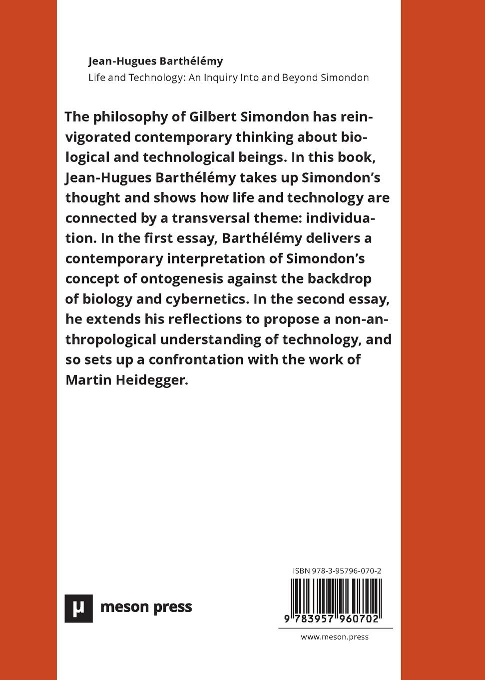 Rückseitencover Life and Technology