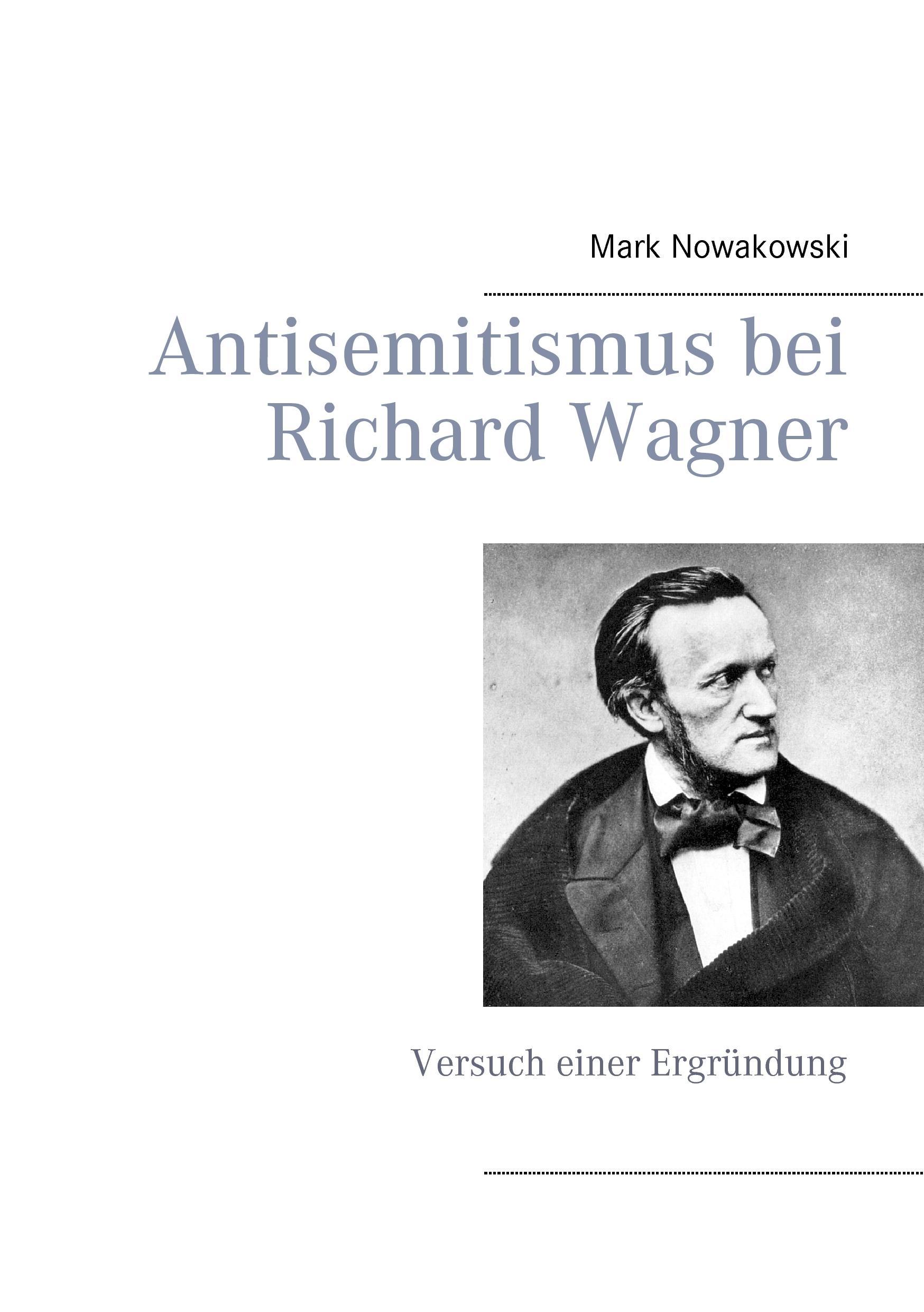 Vorderes Coverbild Antisemitismus bei Richard Wagner