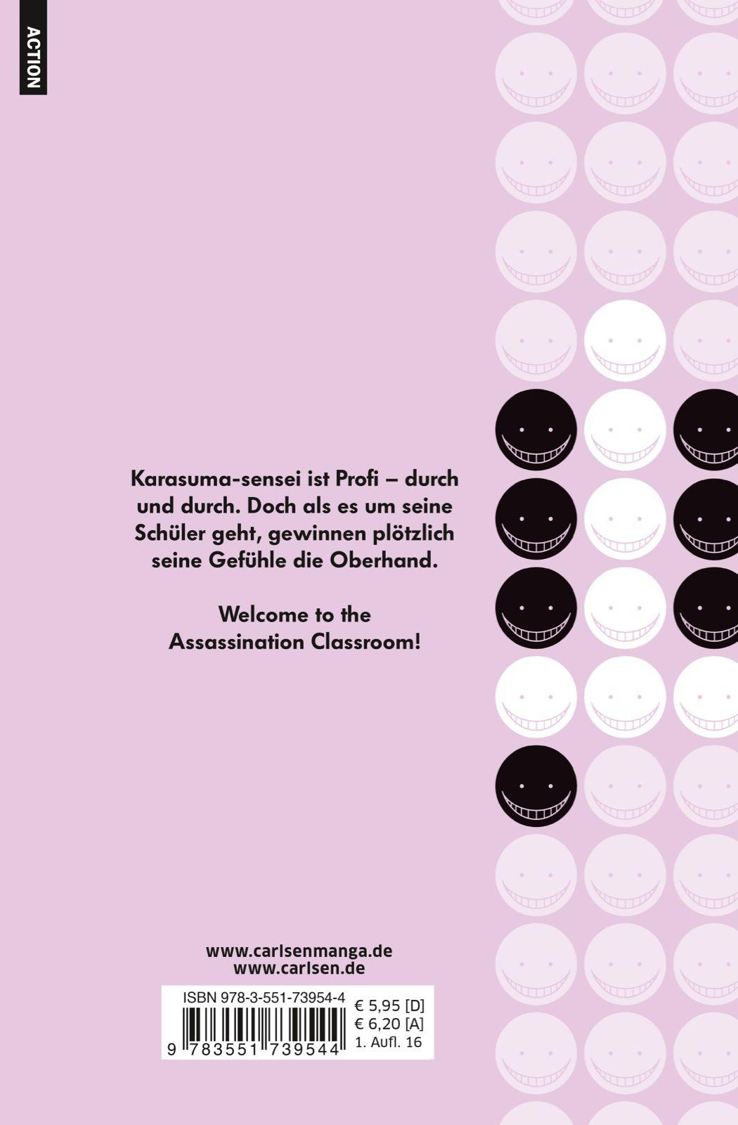 Rückseitencover Assassination Classroom 13