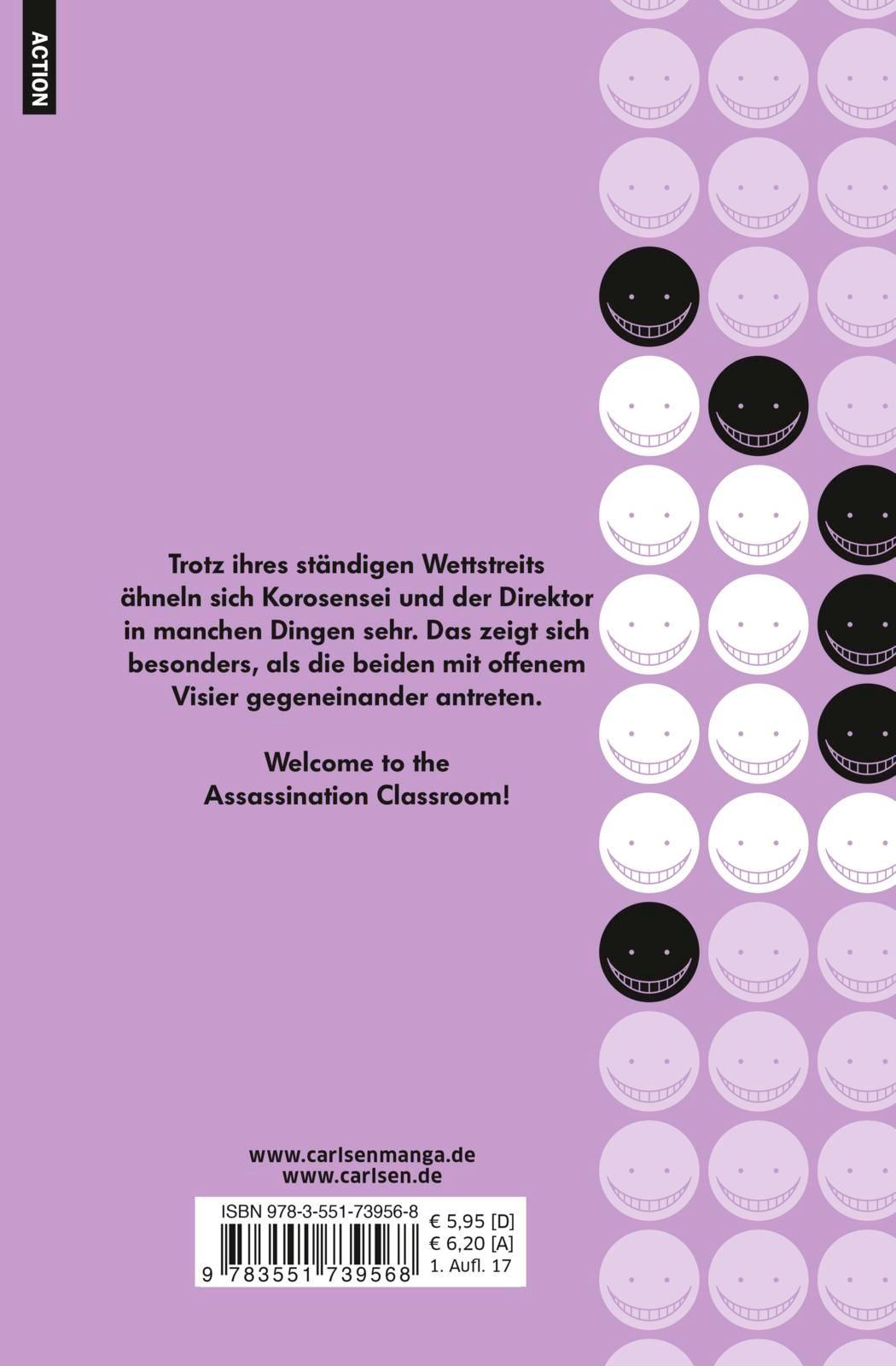 Rückseitencover Assassination Classroom 15