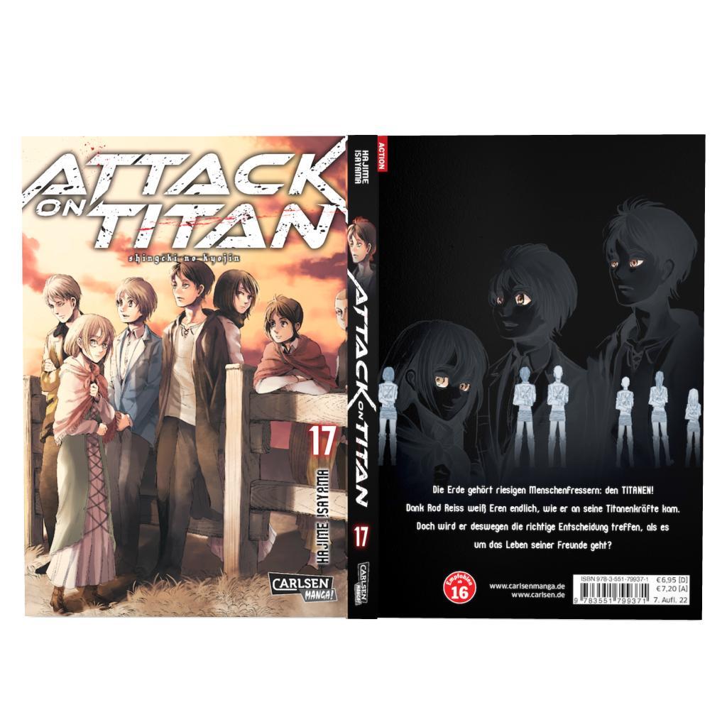 Beispielinhalt (Bild) Attack on Titan 17