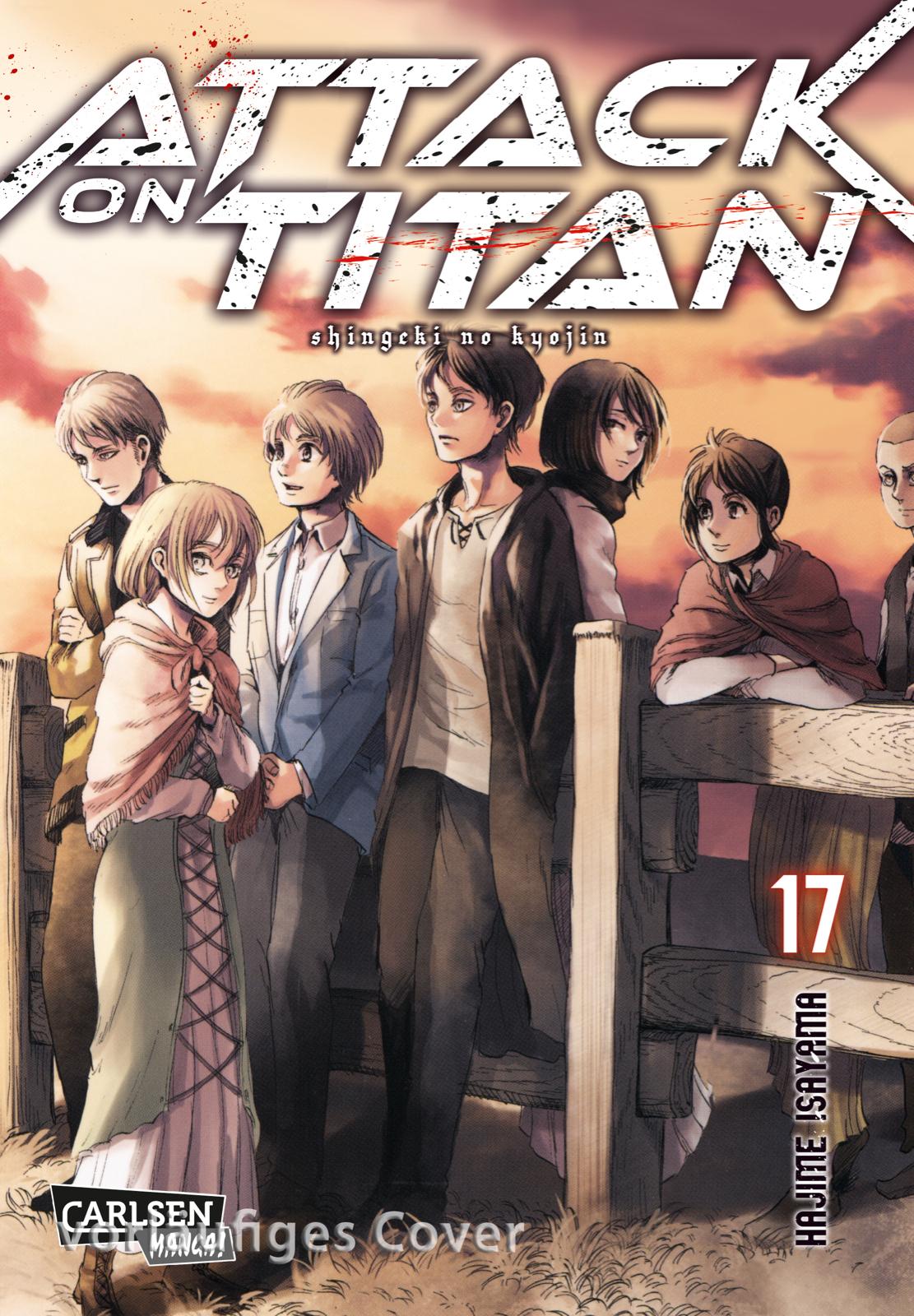 Vorderes Coverbild Attack on Titan 17
