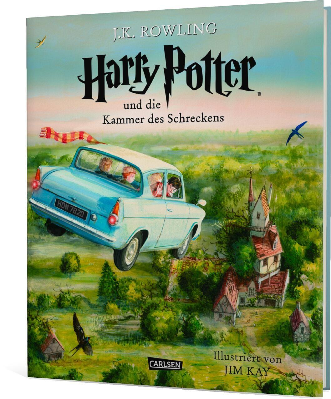 Vorderes Coverbild Harry Potter 2 und die Kammer des Schreckens. Schmuckausgabe