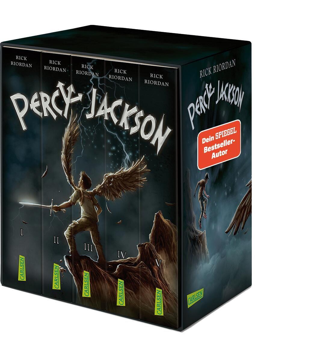 Vorderes Coverbild Percy-Jackson-Taschenbuchschuber (Percy Jackson)