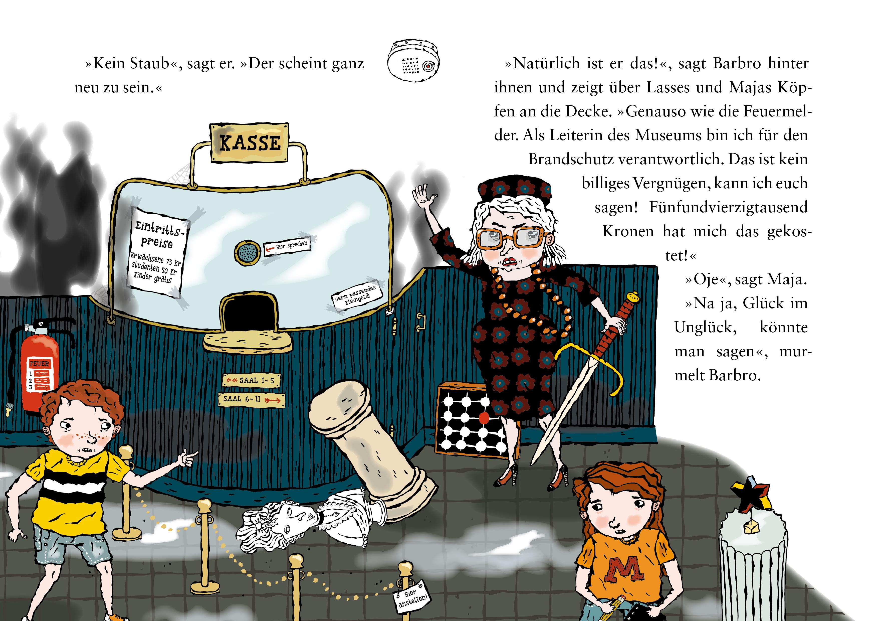 Beispielinhalt (Bild) Detektivbüro LasseMaja 23. Das Feuerwehrgeheimnis