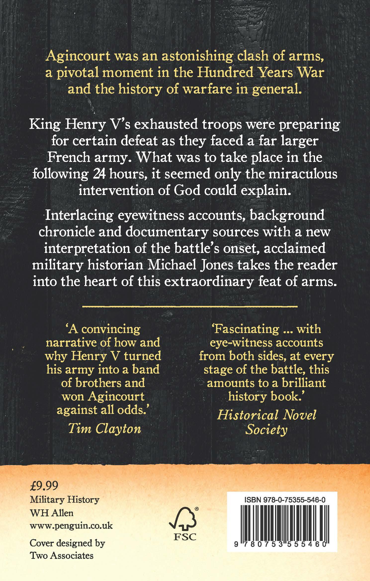 Rückseitencover 24 Hours at Agincourt