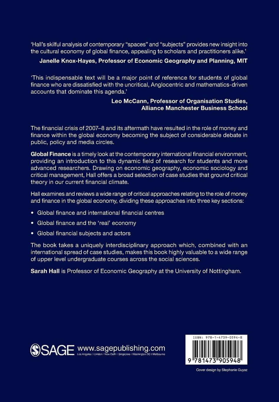 Rückseitencover Global Finance