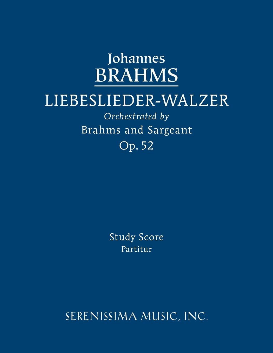 Vorderes Coverbild Liebeslieder-Walzer, Op.52
